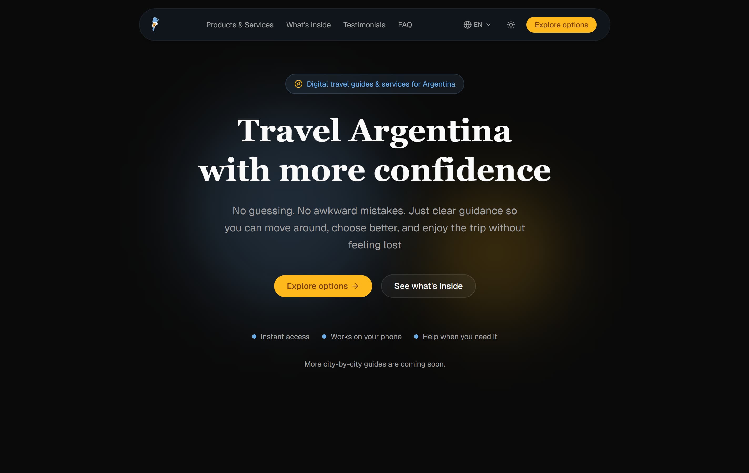 Argentina Survival Guide background image