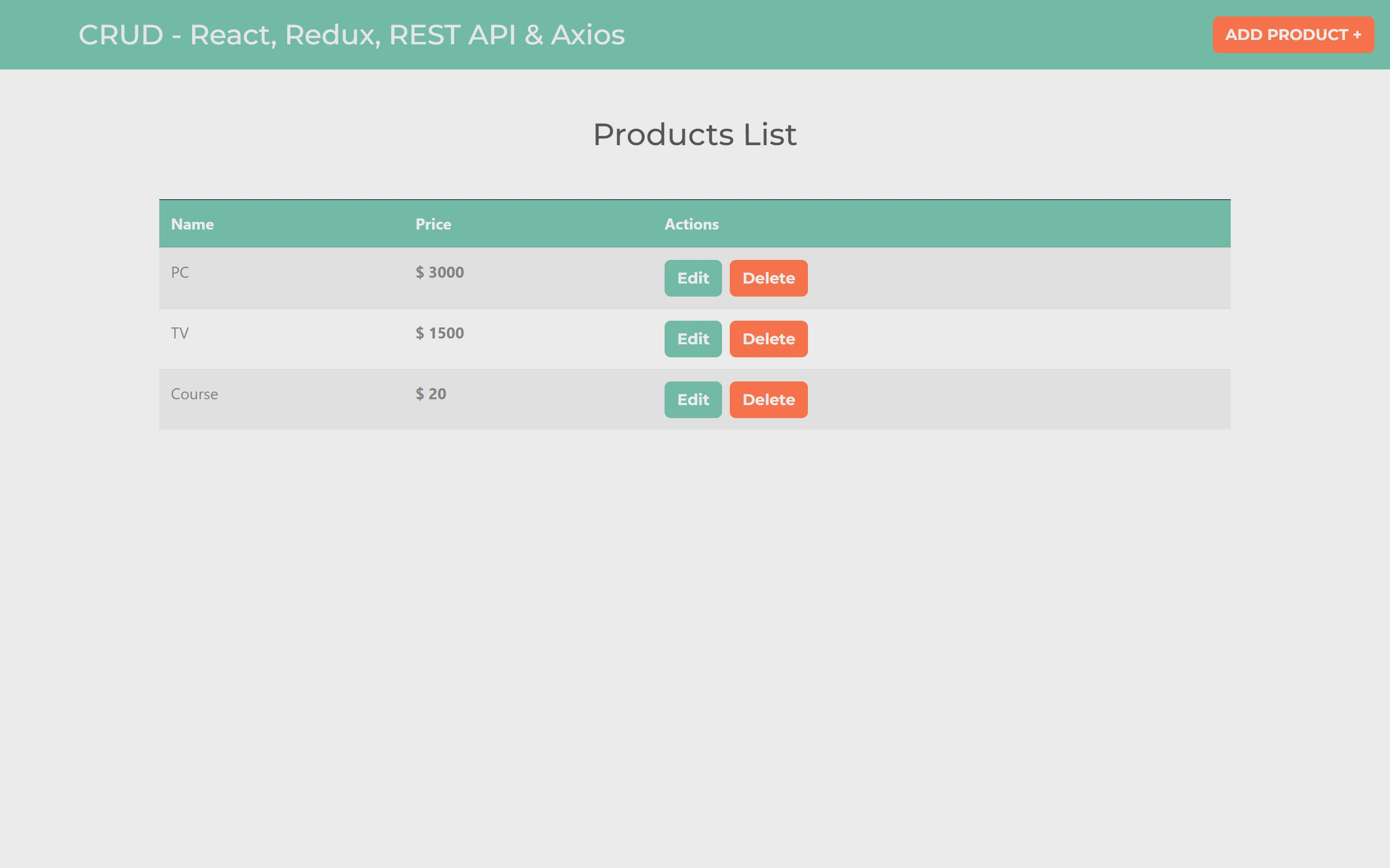 React-Redux CRUD Operations background image